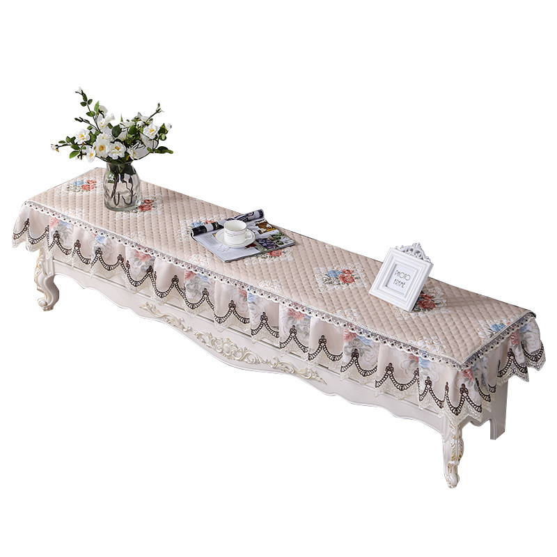 电视柜桌布长方形客厅防尘罩布艺长条桌桌布电视桌欧式电视柜罩,居家布艺,桌布,淘宝优惠券,粉丝福利购,淘宝优惠卷