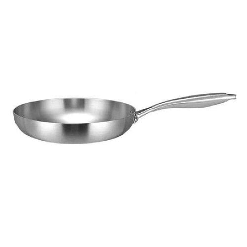 Stainless Steel 3 Ply Frying Pan Wok Pan Cooking Fried
