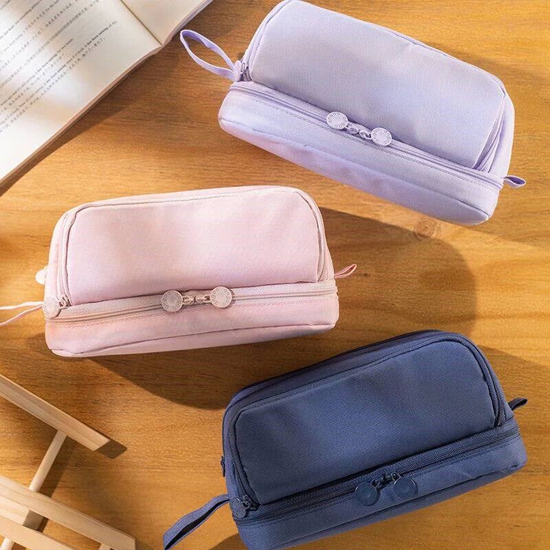 Kawaii Large Capacity Pen Pencil Case Multi-Slot Pencil Pouc图片