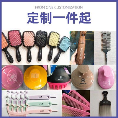 Long Handle Dualuse Hairbrush for Scalp Massage and Cleaning