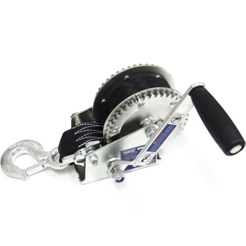 游艇拖车绞盘配件手摇绞盘手动便携式00磅2000磅手摇起重机吊机