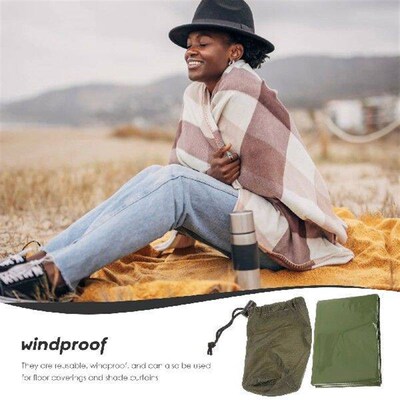 Lightweight First Aid Blanket Camping Fire Extinguisher