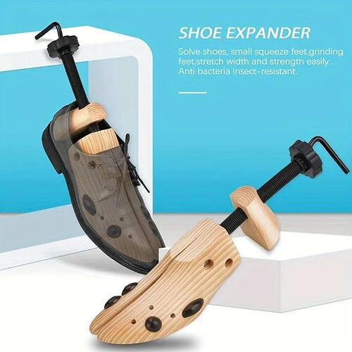 1Pc Shoe Sretcher Women and Men Shoe Widener - Wooden Expan