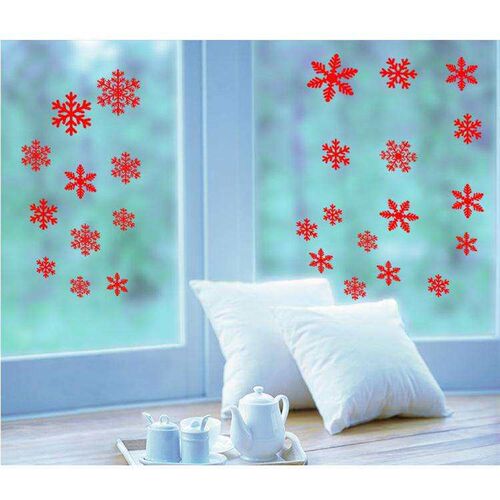 Window shop pasted 301 New Year Christmas decoration wall pa