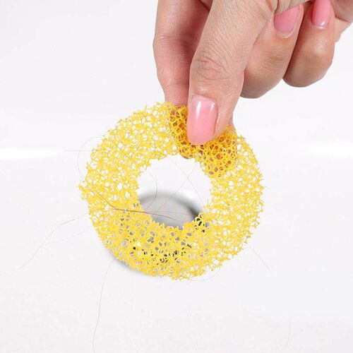 Hair Filter Sponge Drain Cover for Bathtub, Sink, and Basin