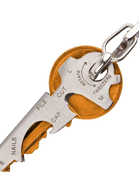 8 tool in 1 key ring multitool multifunction edc multi pocke