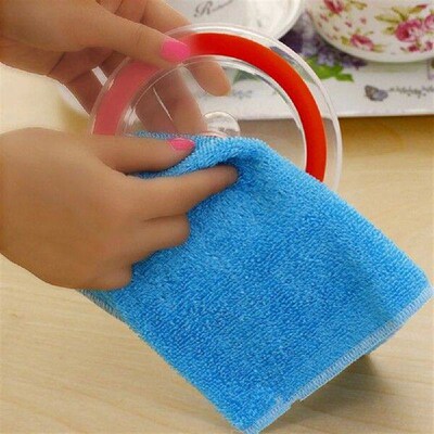 New Bamboo Fiber Cleaning Cloth Dish Cloth Silky Soft Wash