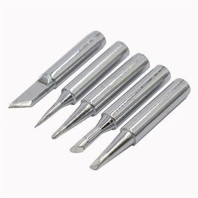 10Pcs Soldering Iron Tips Kit I+B+K+2.4D+3C Copper