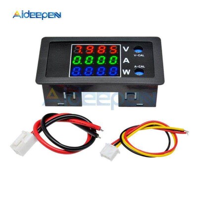 DC 100V 10A 1000W Digal Voltmeter Ammeter Wattmeter