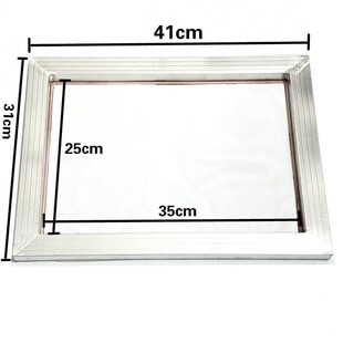 1Pc A3 Screen Printing Aluminium Frame Stretched And White 4