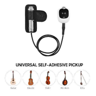Piezo Pickup Universal No Drilling Self-adhesive Pick-up