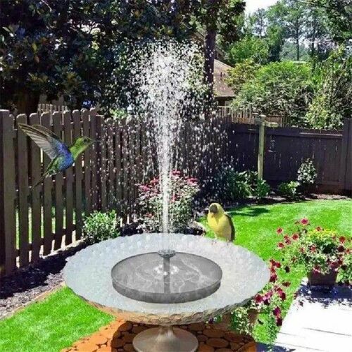 Solar Fountain Outdoor Pool Fountain Floating Garden Decor
