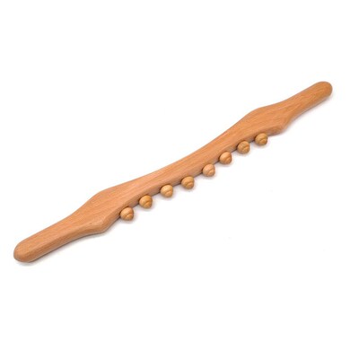 Pine multi-use back massage scraping stick wood acupoint mer