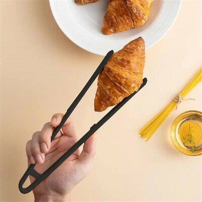 Silicone Kitchen BBQ Tongs Stainless Steel Locking Tongs