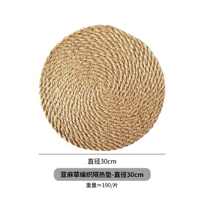 Japanese Creative Placemat Table Heat Insulation Mat Linen W