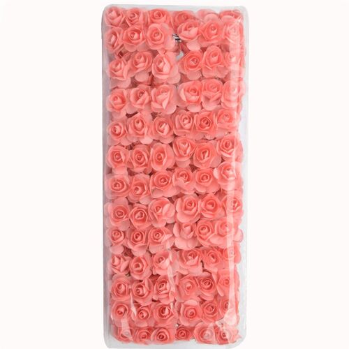 144PCS 1.5 cm Artificial Mini Paper Flowers Bouquet For Scra