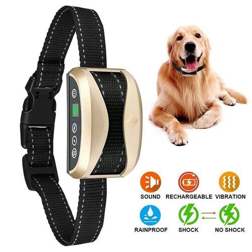 Dog Collar Anti Bark Control proof Rechargeable Anti Barking