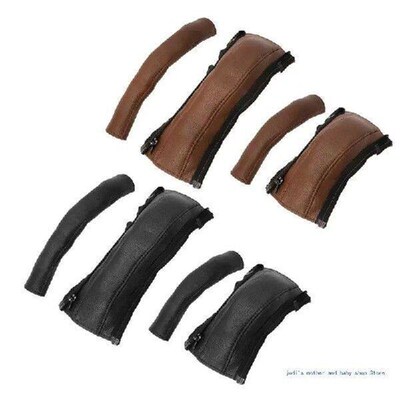 67JC 4pcs/set Pram Stroller Accessories Leather Covers