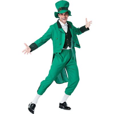 Halloween Irish Leprechaun Family Cosplay Green Set St. Patr