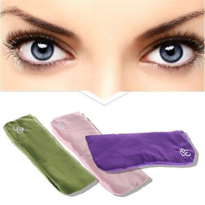 Yoga Eye Pillow Silk Cassia Seed Lavender Relaxation Mask