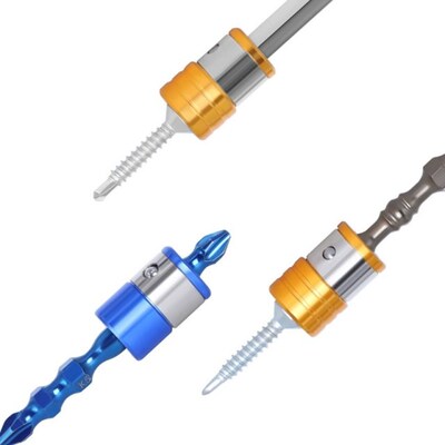 7XEA 3 Pieces Sturdy Double-head Wind Bit with Strong Magnet