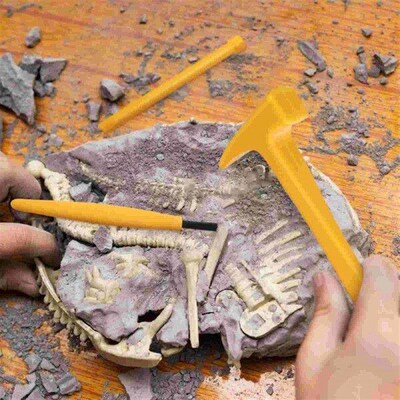 Three Piece Set Excavation Tools Dinosaur Digging Kit Kids