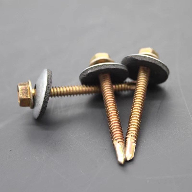 耐力板安装固件复合垫外六角钻钉水垫加大垫圈自钻自攻钻尾燕尾钉,基础建材,PC耐力板/阳光板,淘宝优惠券,粉丝福利购,淘宝优惠卷