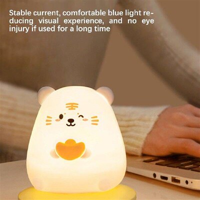 ABS Silicone Atmospheres Light Animal Shape Rechargeable
