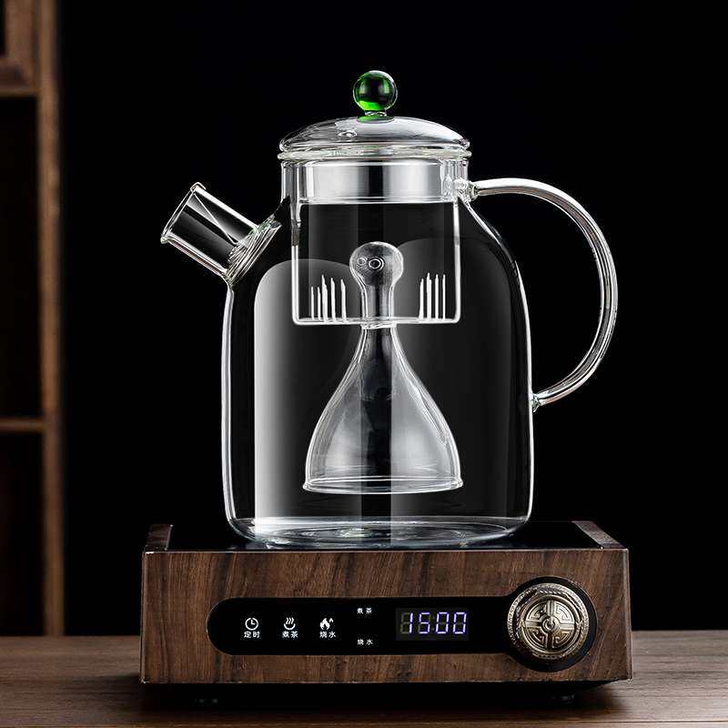 玻璃蒸煮茶壶加厚耐高温蒸茶壶泡茶器电陶炉烧水壶家用煮茶炉套装,3C数码配件,其它配件,淘宝优惠券,粉丝福利购,淘宝优惠卷
