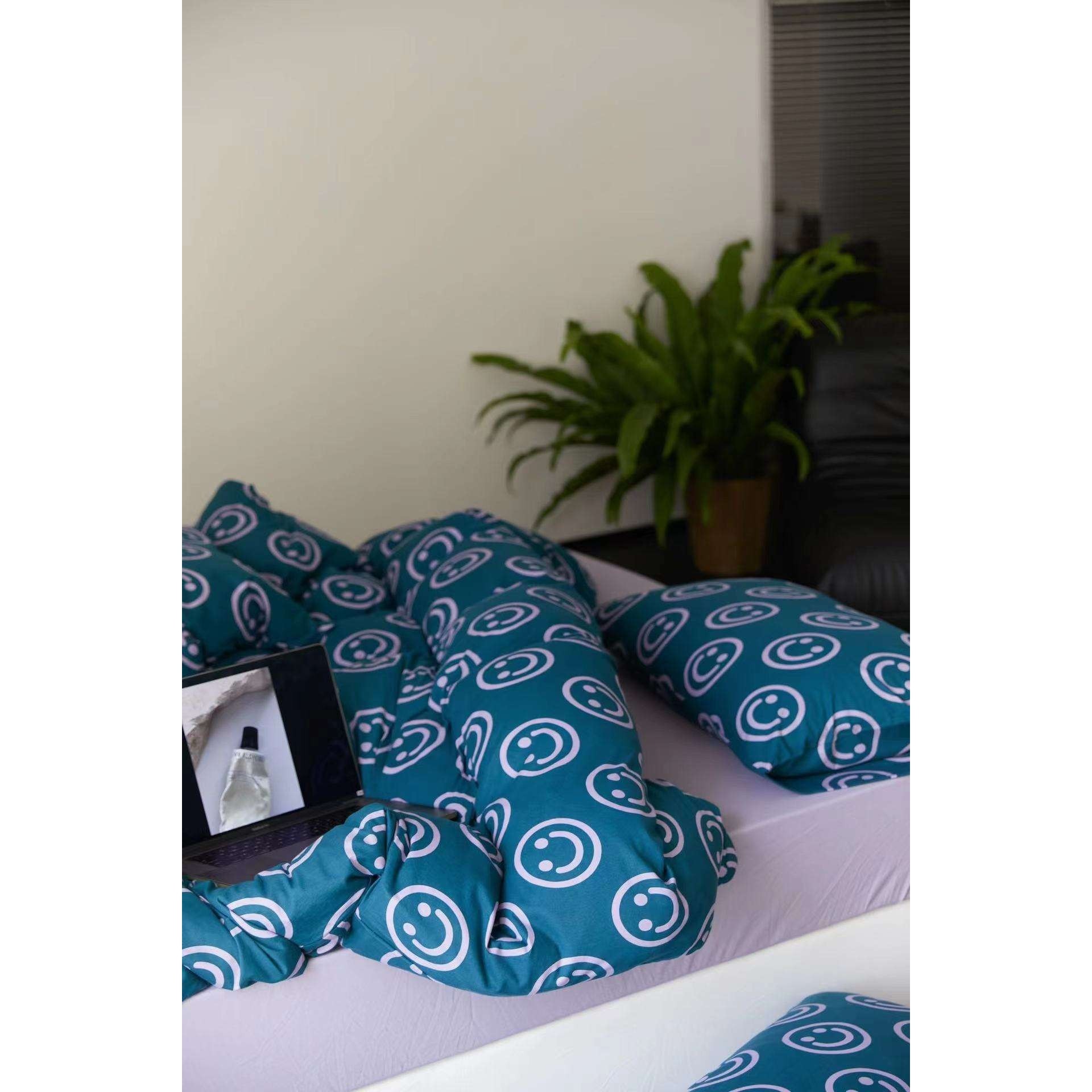 新款纯棉针织棉四件套 印花针织棉床上套件 纯棉床品床单被套,3C数码配件,其它配件,淘宝优惠券,粉丝福利购,淘宝优惠卷