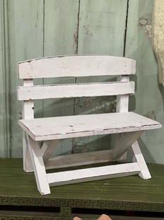 木质小椅子 迷你板凳 装饰摆件花园杂货花园拍摄道具室内杂货