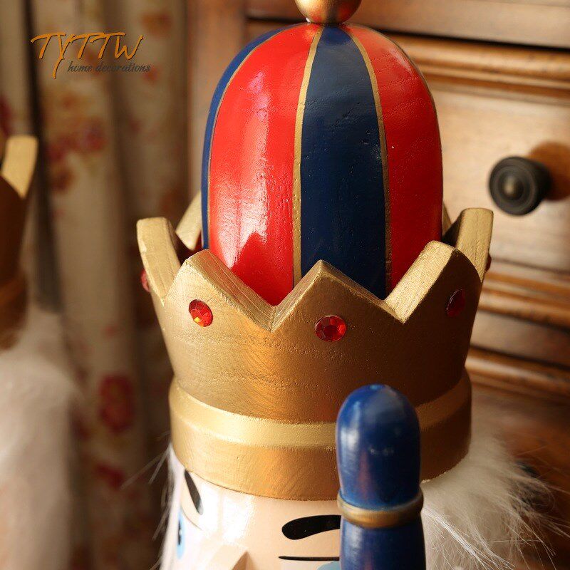 欧式胡桃夹子木偶士兵电视柜旁边落地大型摆件创意门厅餐厅大摆件,家居饰品,桌面摆件,淘宝优惠券,粉丝福利购,淘宝优惠卷