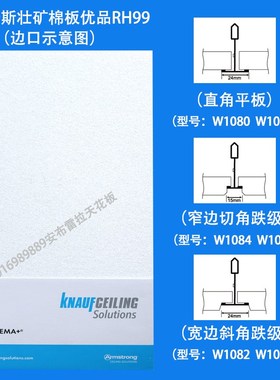 阿姆斯壮矿棉板优品R9办公室吊顶吸音板00x00装饰天花W10