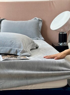 纯色加厚床笠床罩宿舍高低床011200cm订制