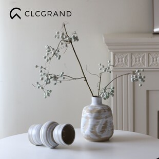 高级感诧寂风马桑果仿真花客厅假花装饰摆件高档干花插花花艺摆设