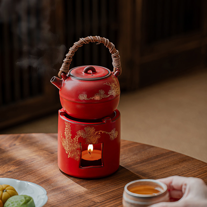 苏打釉温茶器暖茶壶陶瓷酒精炉蜡烛加热底座烛台焙泡茶炉煮酒小烤,餐饮具,煮茶炉,淘宝优惠券,粉丝福利购,淘宝优惠卷