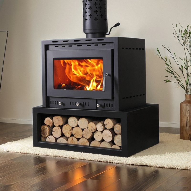 过年定制真火壁炉燃木烧柴火家用取暖炉器铸铁农村室内嵌入式装饰