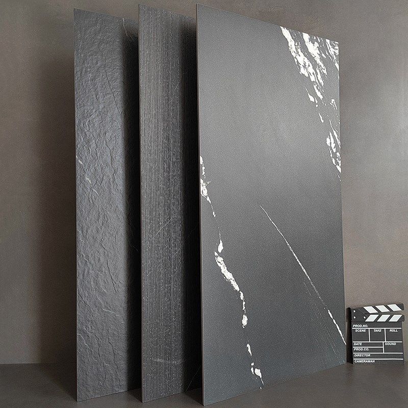 黑色砖哑光磨砂黑色板岩通体砖餐厅浴室墙砖拉槽砖防滑地砖,家装主材,通体砖,淘宝优惠券,粉丝福利购,淘宝优惠卷