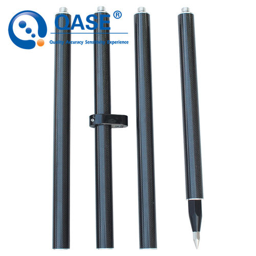 可拼接式碳纤杆四节便携式测量杆全站仪配套杆子1.8米对中杆