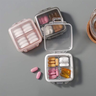 sealed small medicine box portable medicine box pc portable