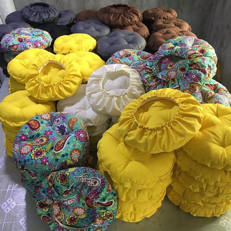 圆形板凳垫子套 椅垫松紧带罩 吧台椅 蒲团垫 石墩凳坐垫帆布加厚,居家布艺,椅垫,淘宝优惠券,粉丝福利购,淘宝优惠卷