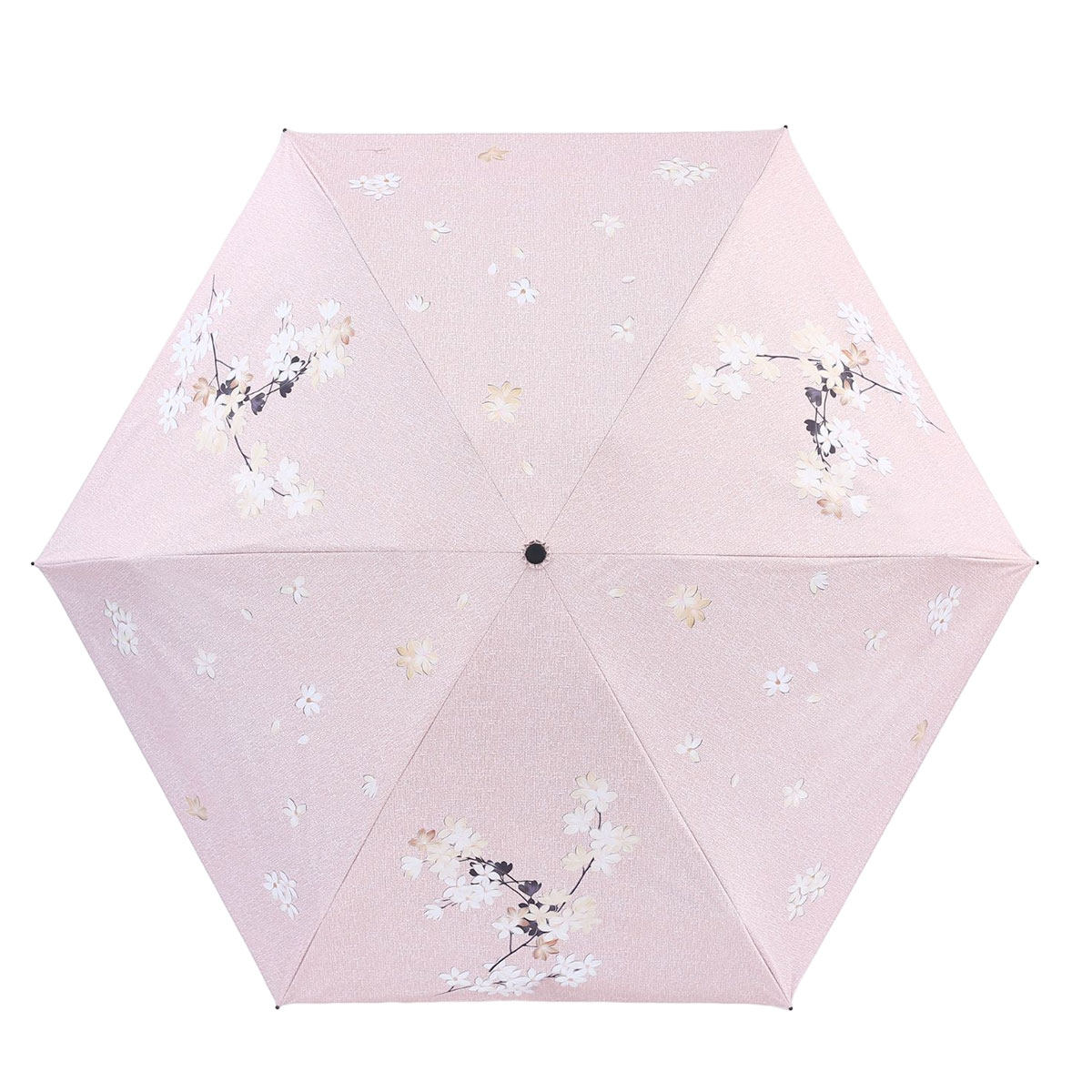紫宝口袋伞黑胶[小轻伞]漫天花雨五折晴雨两用遮阳伞