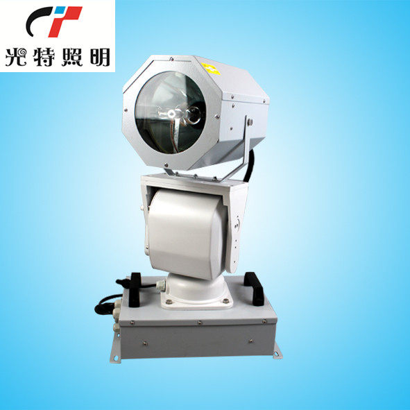 遥控扫海船用探照灯GT-1000W扫海上强光220V自动巡控旋转氙气灯