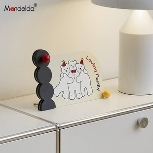 满得达入户玄关时钟装 家居饰品 饰摆件客厅桌面电视柜钟表摆放式