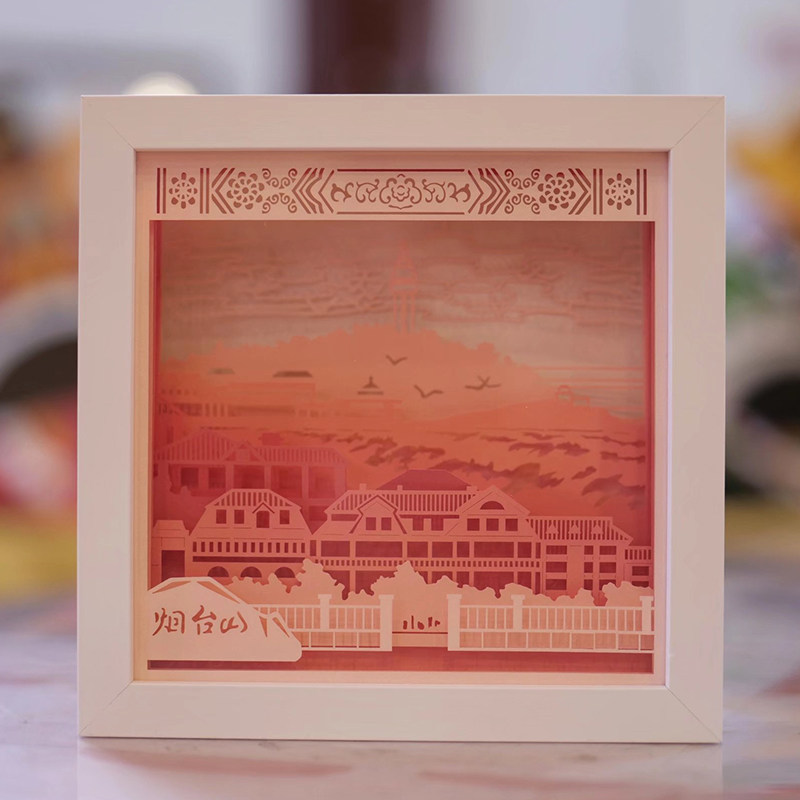 好客山东非遗技艺菸台剪纸手工剪刻朝霞港城纸雕灯手造小夜灯送礼,节庆用品/礼品,文化创意纸雕灯,淘宝优惠券,粉丝福利购,淘宝优惠卷