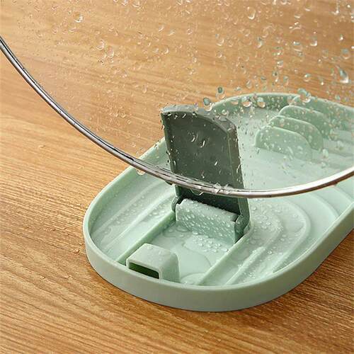Plastic Spoon Rest Kitchen Organizer for Fork Spatula Rack S