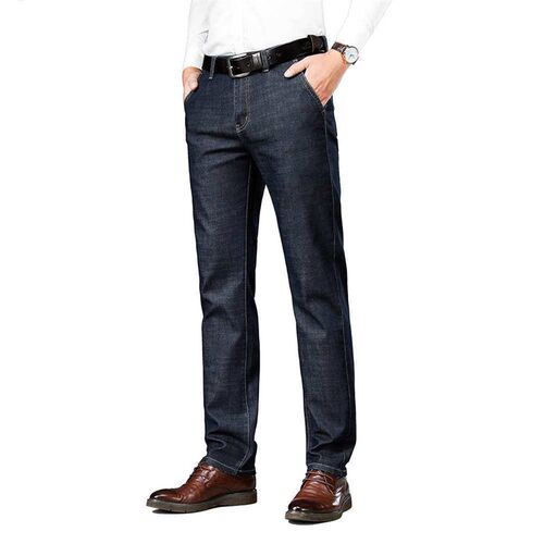 Tencel Jeans Mens Spring and Summer High Waist Jeans Mens
