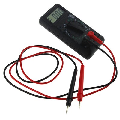 Jiguoor Frequency Test Tools Mini Digital Multimeter with Bu
