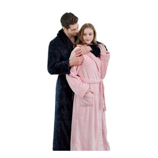 特价浴袍情侣款睡衣 winter pajamas gown women men bathrobe