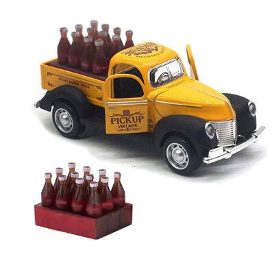 Die Casting Toys Retro Pickup Alloy Vintage Car Model Pickup